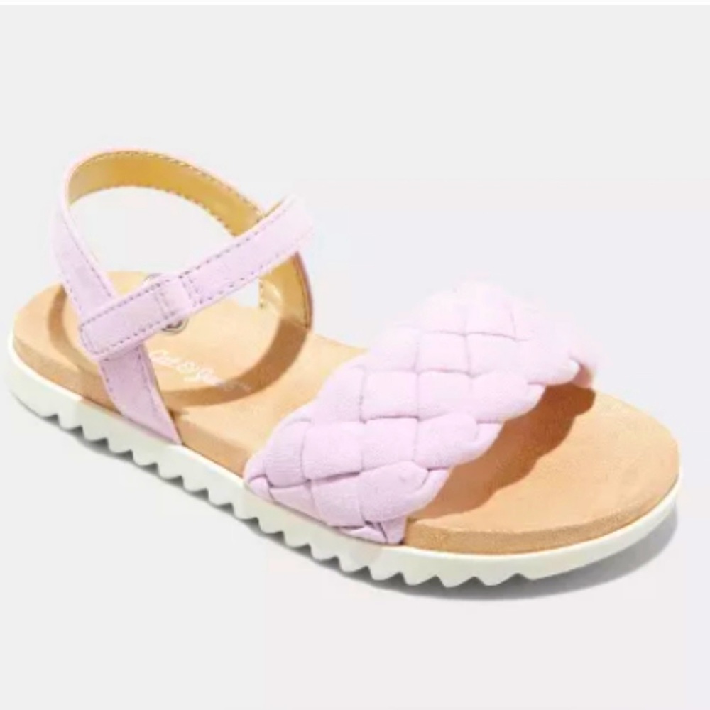 Cat & Jack Shoes Girls' Amelia Braided Footbed Sandals